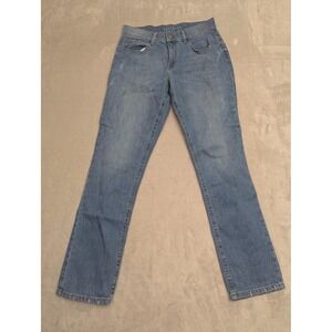 Mott &‎ Bow Boyfriend Jeans Womens 29 Blue Medium Wash High Rise Stretch Denim